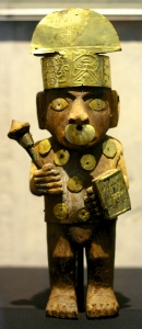 Moche warrior figure from the tomb of the Lady of Cao